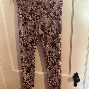 Athleta girls leggings in purple camo